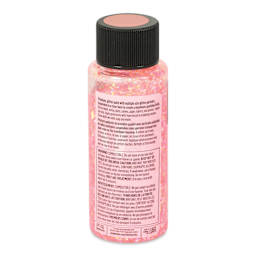 FolkArt Glitterific Acrylic Paint - Neon Tangerine, 2 oz - back