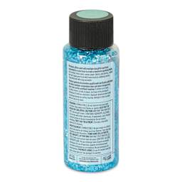 FolkArt Glitterific Acrylic Paint - Aqua, 2 oz - back