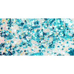FolkArt Glitterific Acrylic Paint - Aqua - Swatch