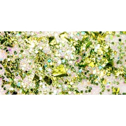 FolkArt Glitterific Acrylic Paint - Green - Swatch