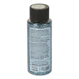 FolkArt Glitterific Fine Acrylic Paint - Black Opal, 2 oz - back