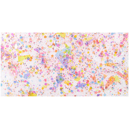 FolkArt Glitterific Pastel Paint - Pastel Pink, 2 oz, swatch