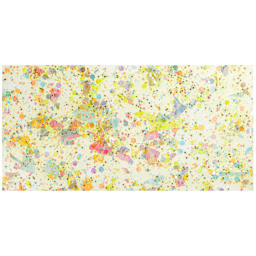 FolkArt Glitterific Pastel Paint - Pastel Yellow, 2 oz, swatch