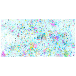 FolkArt Glitterific Pastel Paint - Pastel Blue, 2 oz, swatch