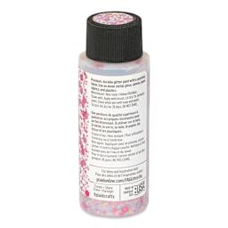 FolkArt Glitterific Pop Acrylic Paint - Princess Potion, 2 oz - back