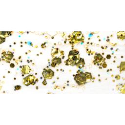 FolkArt Glitterific Pop Acrylic Paint - Golden Treasure - Swatch