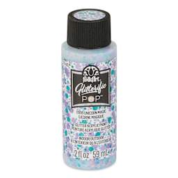FolkArt Glitterific Pop Acrylic Paint - Unicorn Magic, 2 oz - front