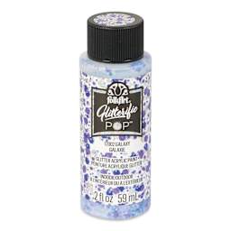 FolkArt Glitterific Pop Acrylic Paint - Galaxy, 2 oz - front