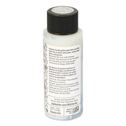 FolkArt Glitterific Pop Acrylic Paint - Silver Lining, 2 oz - back