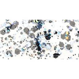 FolkArt Glitterific Pop Acrylic Paint - Black Ice - Swatch