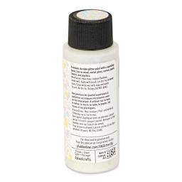 FolkArt Glitterific Pop Acrylic Paint - Snowfall, 2 oz - back