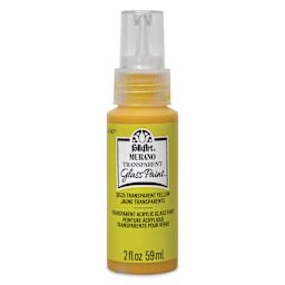 FolkArt Murano Glass Paint - Yellow, 2 oz