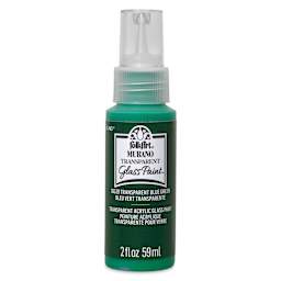 FolkArt Murano Glass Paint - Blue Green, 2 oz