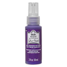 FolkArt Murano Glass Paint - Deep Purple, 2 oz