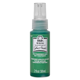 FolkArt Murano Glass Paint - Green, 2 oz