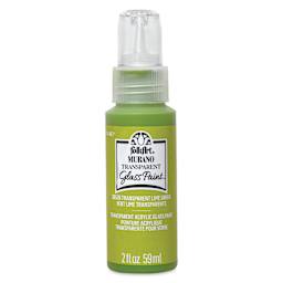 FolkArt Murano Glass Paint - Lime Green, 2 oz