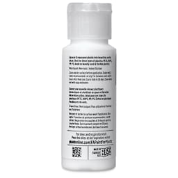 FolkArt Paint for Plastic - Shaved Ice, 2 oz back