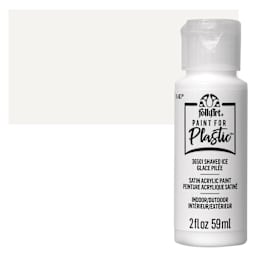 FolkArt Paint for Plastic - Shaved Ice, 2 oz bottle and swatch