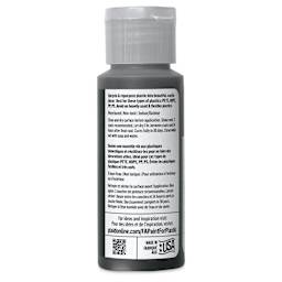 FolkArt Paint for Plastic - Black Olive, 2 oz back