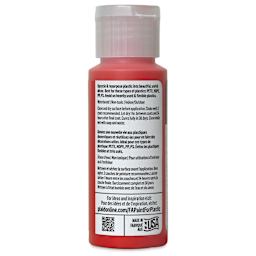 FolkArt Paint for Plastic - Dragon Fruit, 2 oz back