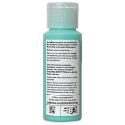 FolkArt Paint for Plastic - Ocean Water, 2 oz back