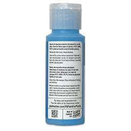 FolkArt Paint for Plastic - Blue Spritz, 2 oz back