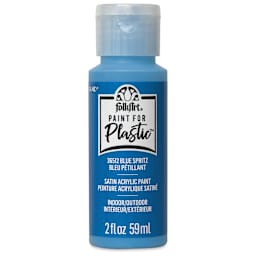 FolkArt Paint for Plastic - Blue Spritz, 2 oz