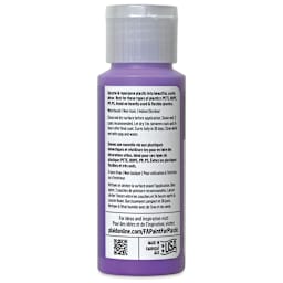 FolkArt Paint for Plastic - Grape Soda, 2 oz back
