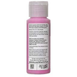 FolkArt Paint for Plastic - Purple Fizz, 2 oz back