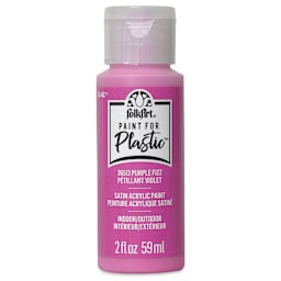 FolkArt Paint for Plastic - Purple Fizz, 2 oz