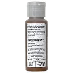 FolkArt Paint for Plastic - Espresso, 2 oz back