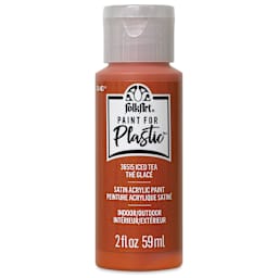FolkArt Paint for Plastic - Iced Tea, 2 oz