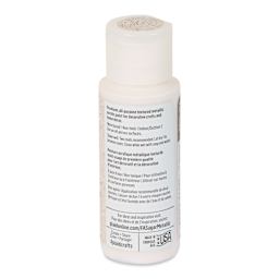 Plaid FolkArt Sugar Metallic Acrylic Paint - Polar Ice, 2 oz, Bottle - back