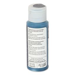 Plaid FolkArt Sugar Metallic Acrylic Paint - Starry Night, 2 oz, Bottle - back