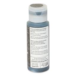 Plaid FolkArt Sugar Metallic Acrylic Paint - Black Comet, 2 oz, Bottle - back
