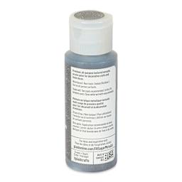Plaid FolkArt Sugar Metallic Acrylic Paint - Meteorite, 2 oz, Bottle - back