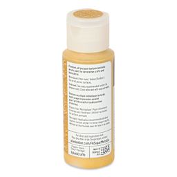 Plaid FolkArt Sugar Metallic Acrylic Paint - Golden Hour, 2 oz, Bottle - back