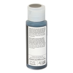FolkArt Watercolor Gelz Acrylic Paint - Urchin Black, 2 oz - back