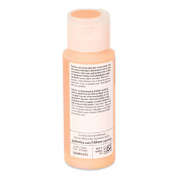 FolkArt Watercolor Gelz Acrylic Paint- Peach Pop, 2 oz - back