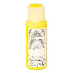 FolkArt Watercolor Gelz Acrylic Paint - Meyer Lemon, 2 oz - back