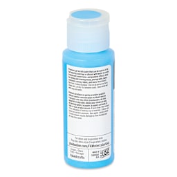 FolkArt Watercolor Gelz Acrylic Paint - Waterfall, 2 oz - back