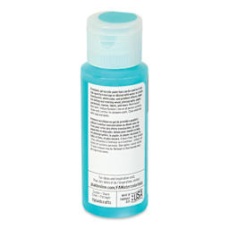 FolkArt Watercolor Gelz Acrylic Paint - Blue Lagoon, 2 oz - back