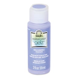 FolkArt Watercolor Gelz Acrylic Paint - Periwinkle, 2 oz - front