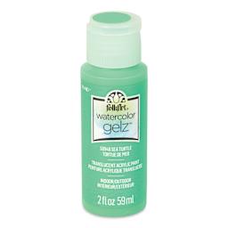 FolkArt Watercolor Gelz Acrylic Paint - Sea Turtle, 2 oz - front