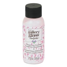 Gallery Glass Stained Glass Confetti Paint - Tangerine, 2 oz - front