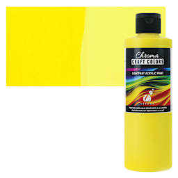 Chroma Craft Colors Acrylic Paint - Queen Bee, swatch and bottle