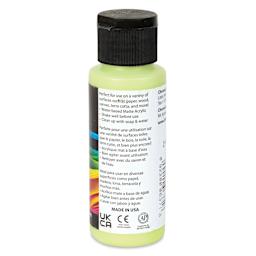 Chroma Craft Colors Acrylic Paint - Wasabi, 2 oz, showing paint usage in label