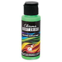 Chroma Craft Colors Acrylic Paint - Neon Alien, 2 oz
