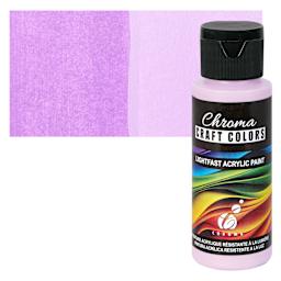 Chroma Craft Colors Acrylic Paint - Gumdrop, swatch and bottle
