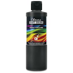 Chroma Craft Colors Acrylic Paint - Raven, 8 oz